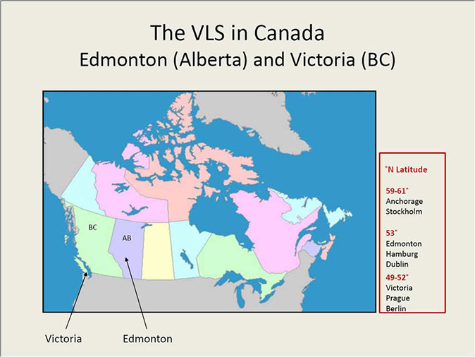 The VLS in AB and BC